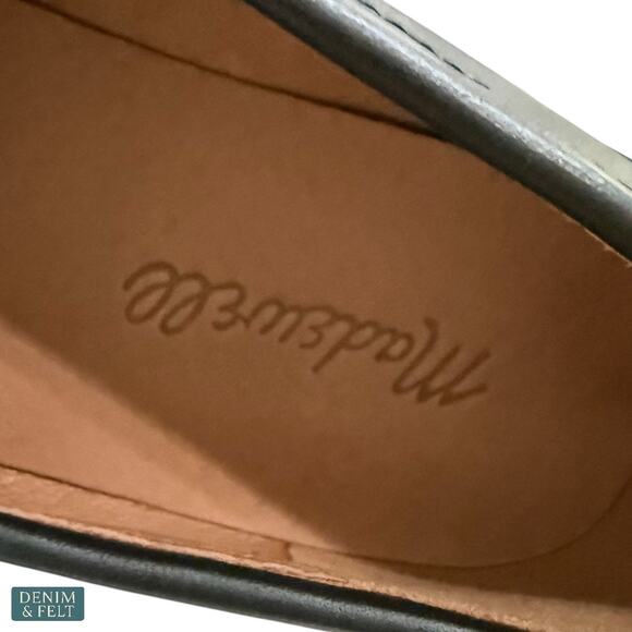 NEW Madewell The Corinne Leather Chunky Lug Sole Penny Loafer Black Minimal Luxe - Picture 11 of 13